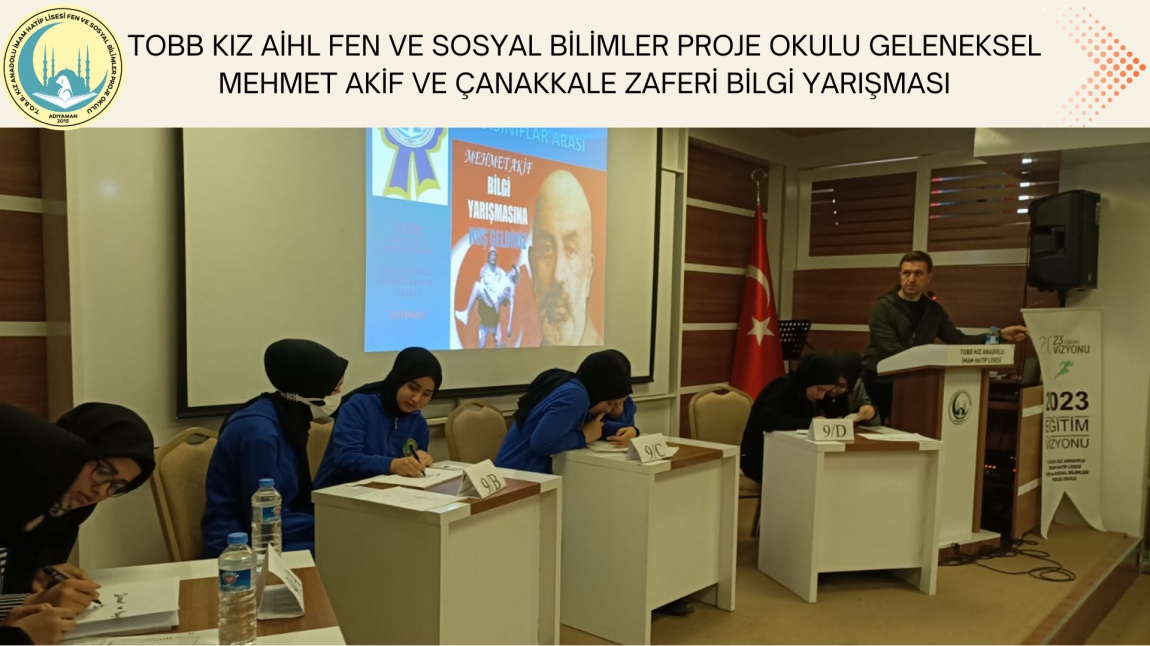 Geleneksel Mehmet Akif Ersoy ve Çanakkale Zaferi Bilgi Yarışması